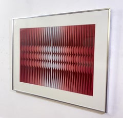 Composition abstraite Gouache sur papier, Miodrag, signé