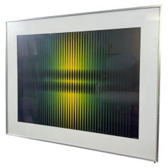 Abstract Composition Gouache on Paper, Miodrag, Signed