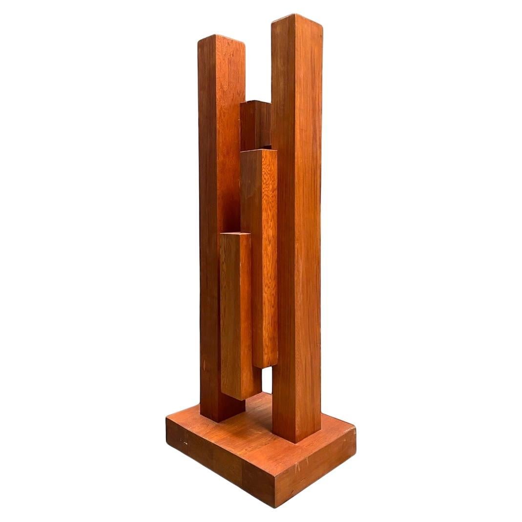 Abstract composition Sculpture by Jan Hoog, 1983