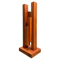 Abstract composition Sculpture by Jan Hoog, 1983