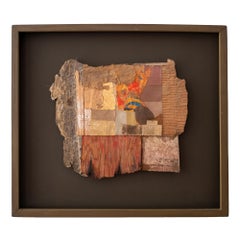 Abstract Construction Painting by Tom Fricano 1960s Abstract Construction Painting by Tom Fricano 1960s