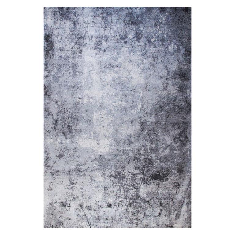 Abstract Contemporary Area Rug In Grey, Grey Blue Area Rug