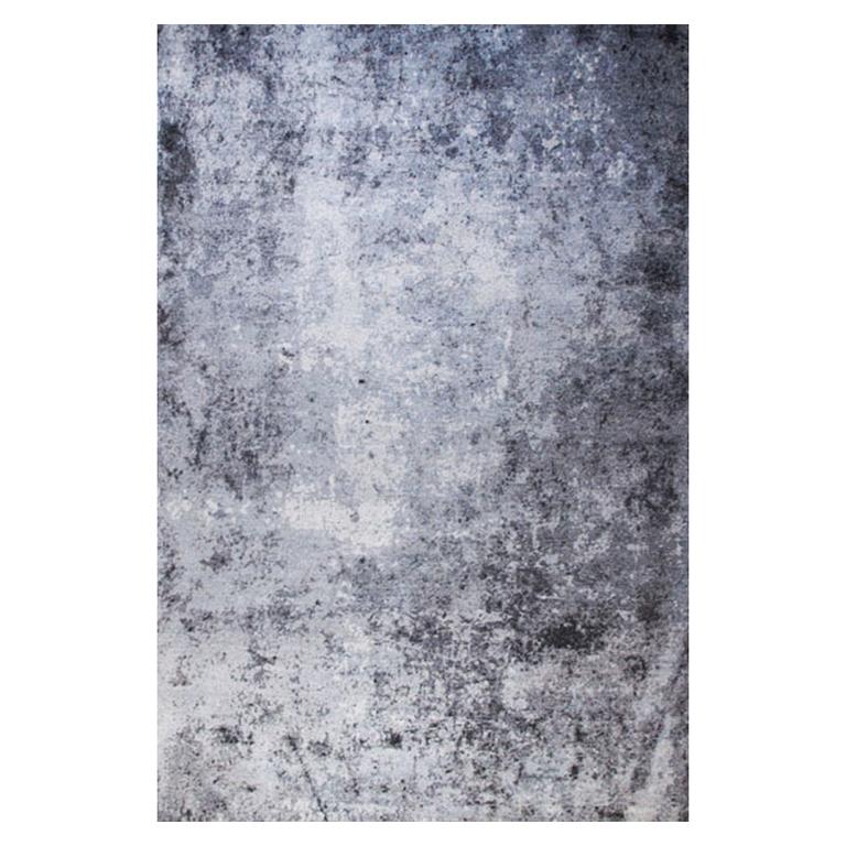 Abstract Contemporary Area Rug Grey Blue 8 X10 Handmade Bamboo Silk Concrete For Sale At 1stdibs