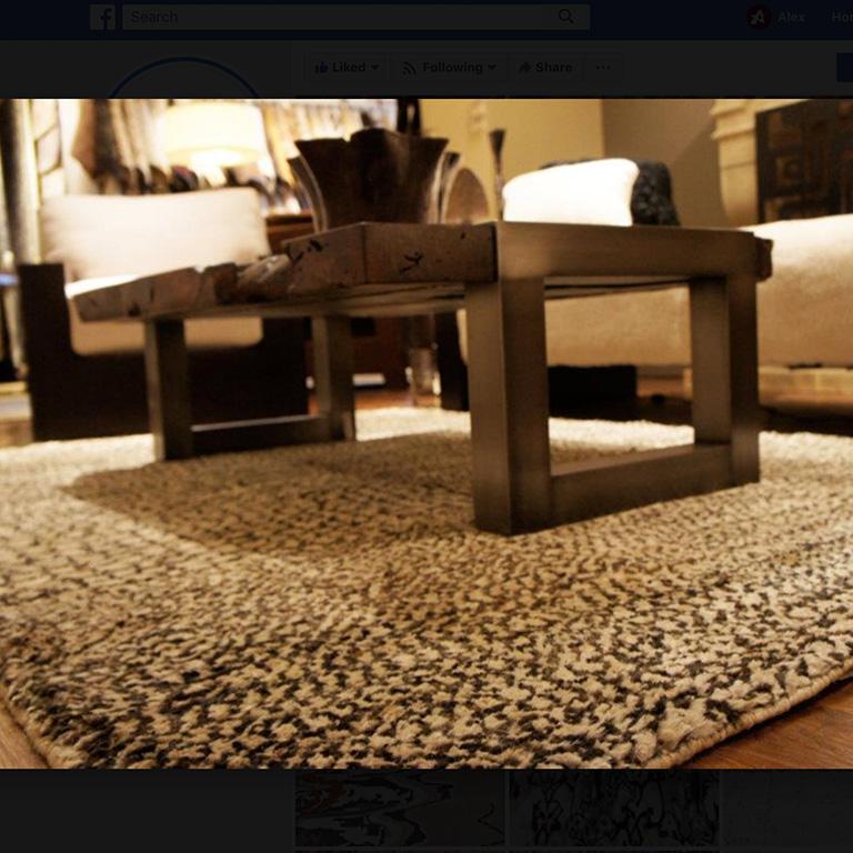 Deeply textured and organic, the simplicity of Moroccan weaving technique inspired this fine rug. Cozy and timeless this rug is both beautiful and contemporary, making it very easy to work with in contemporary as well as traditional spaces. Finely