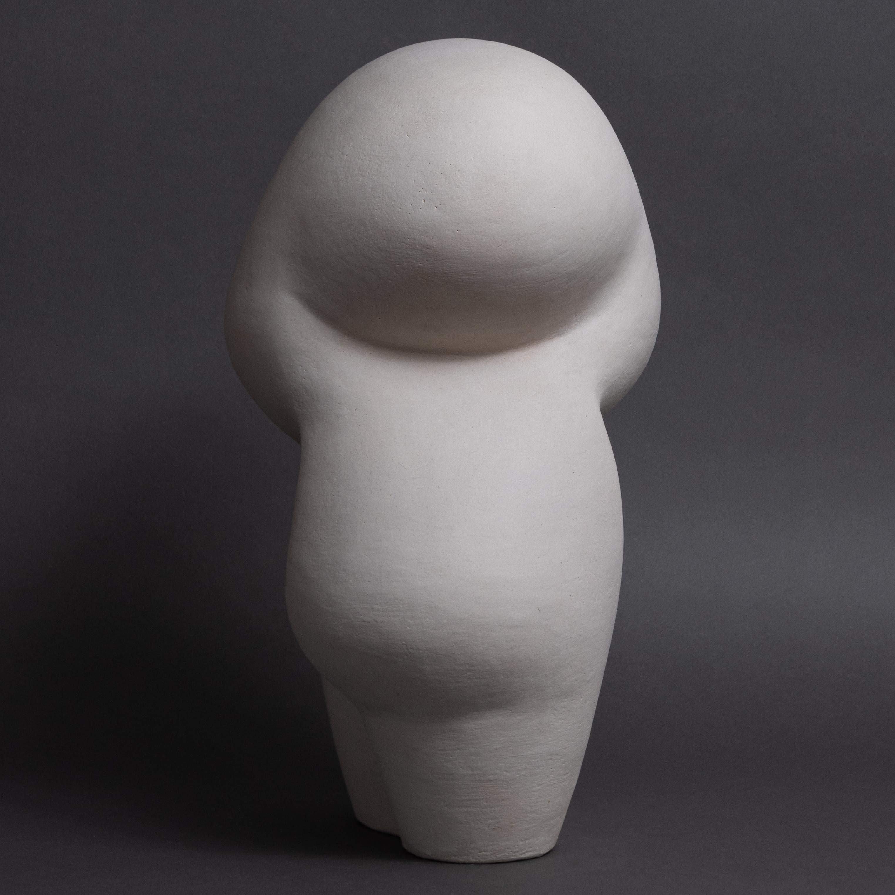 Abstracto, Escultura contemporánea de cerámica de Bo Arenander, En stock Sueco en venta