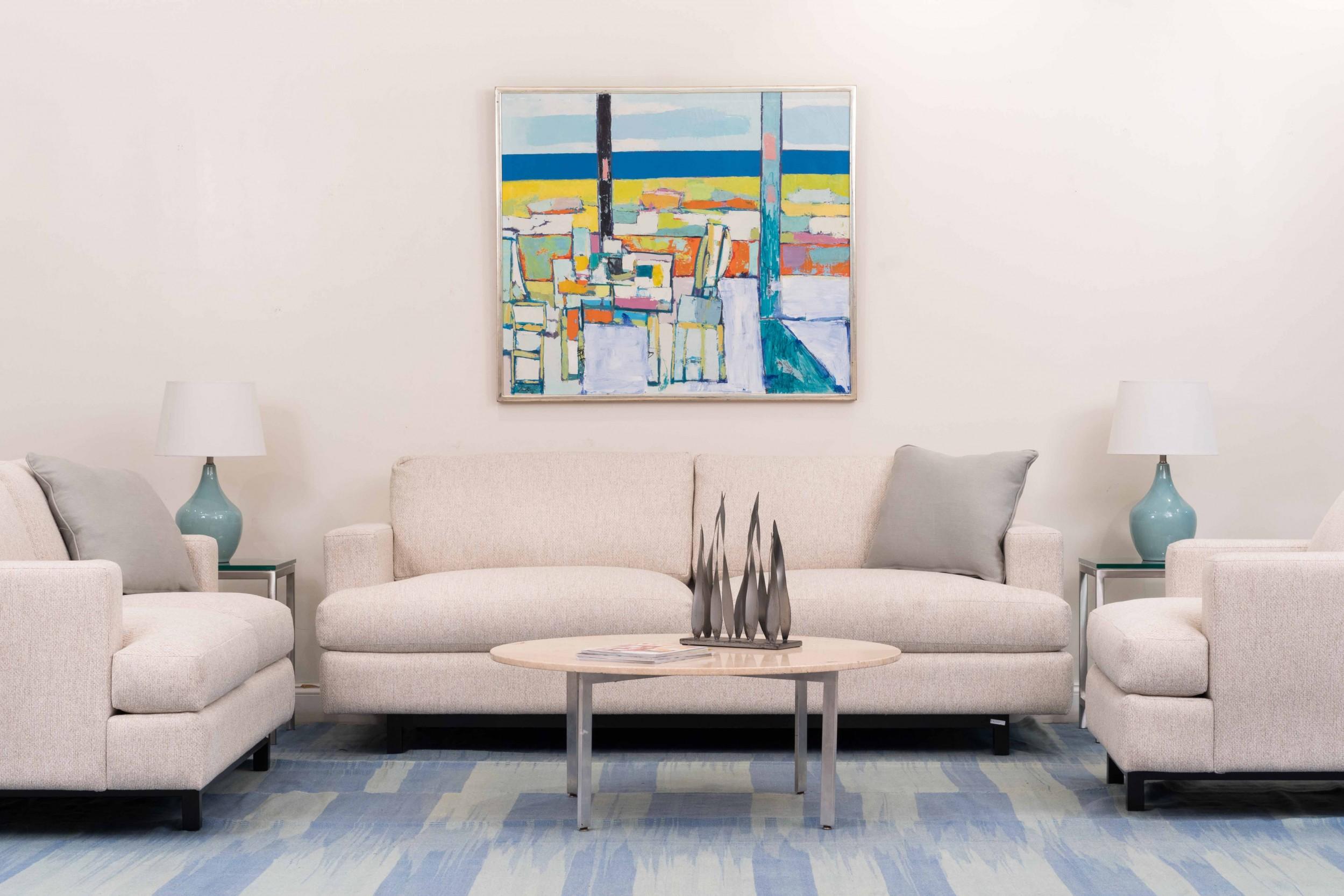 Unknown Abstract Contemporary Geometric Painting For Sale
