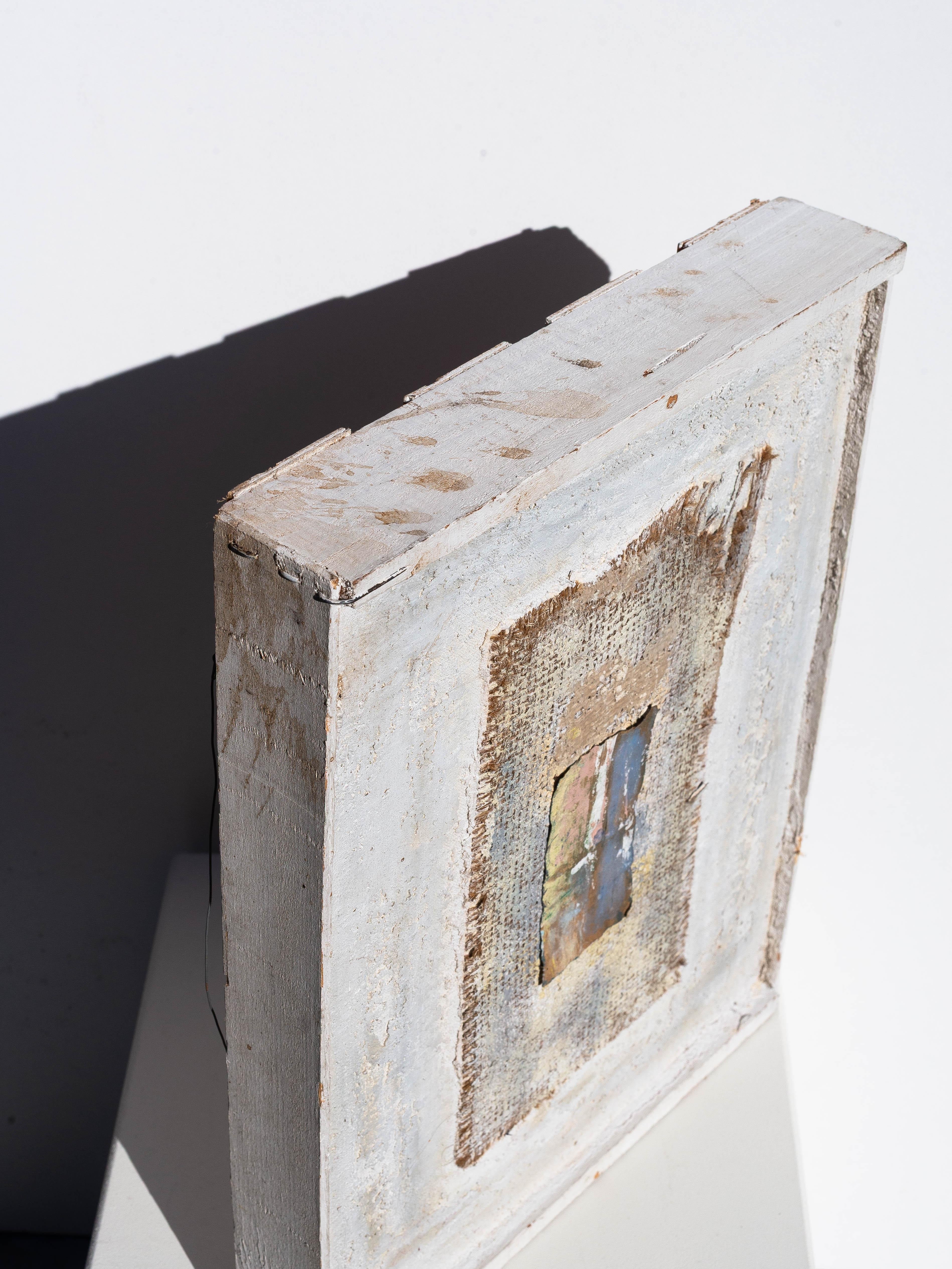 Abstract Contemporary Painting - Mixed Media Art - Signed - France 1990s For Sale 2