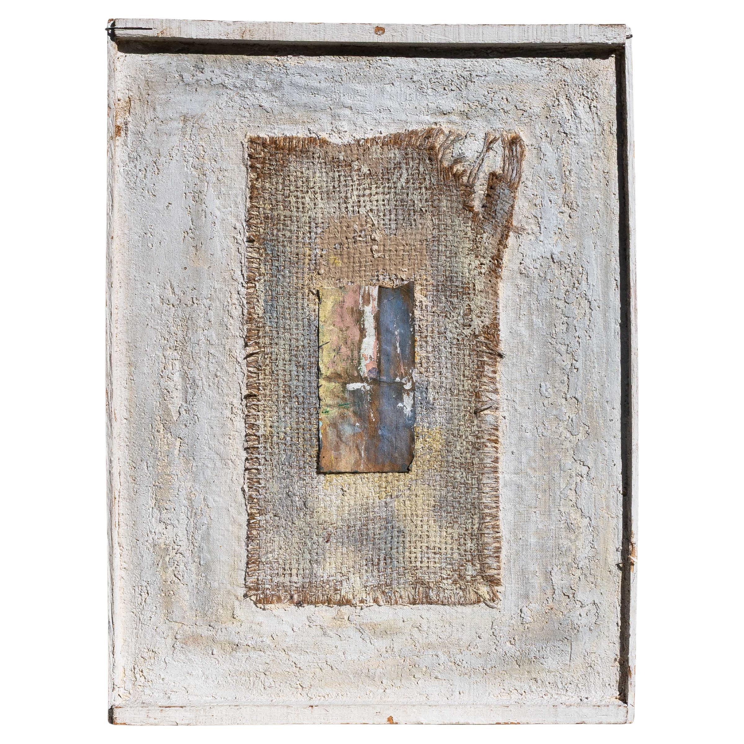 Abstract Contemporary Painting - Mixed Media Art - Signed - France 1990s For Sale