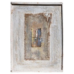 Abstract Contemporary Painting - Mixed Media Art - Signed - France 1990s