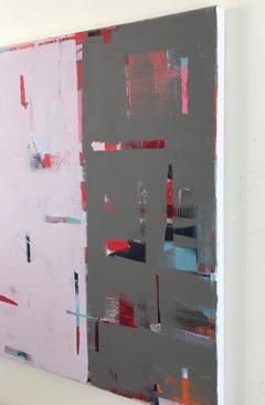 Abstract Contemporary Painting Titled "Ensemble" by Rebecca Ruoff, 2018