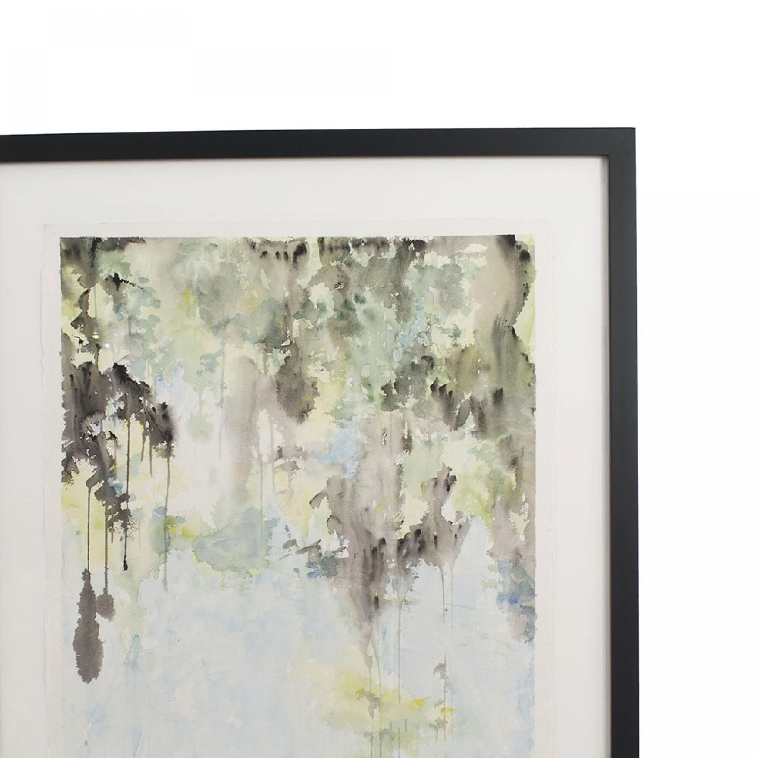 Pintura Acuarela Abstracta Contemporánea Desconocido en venta