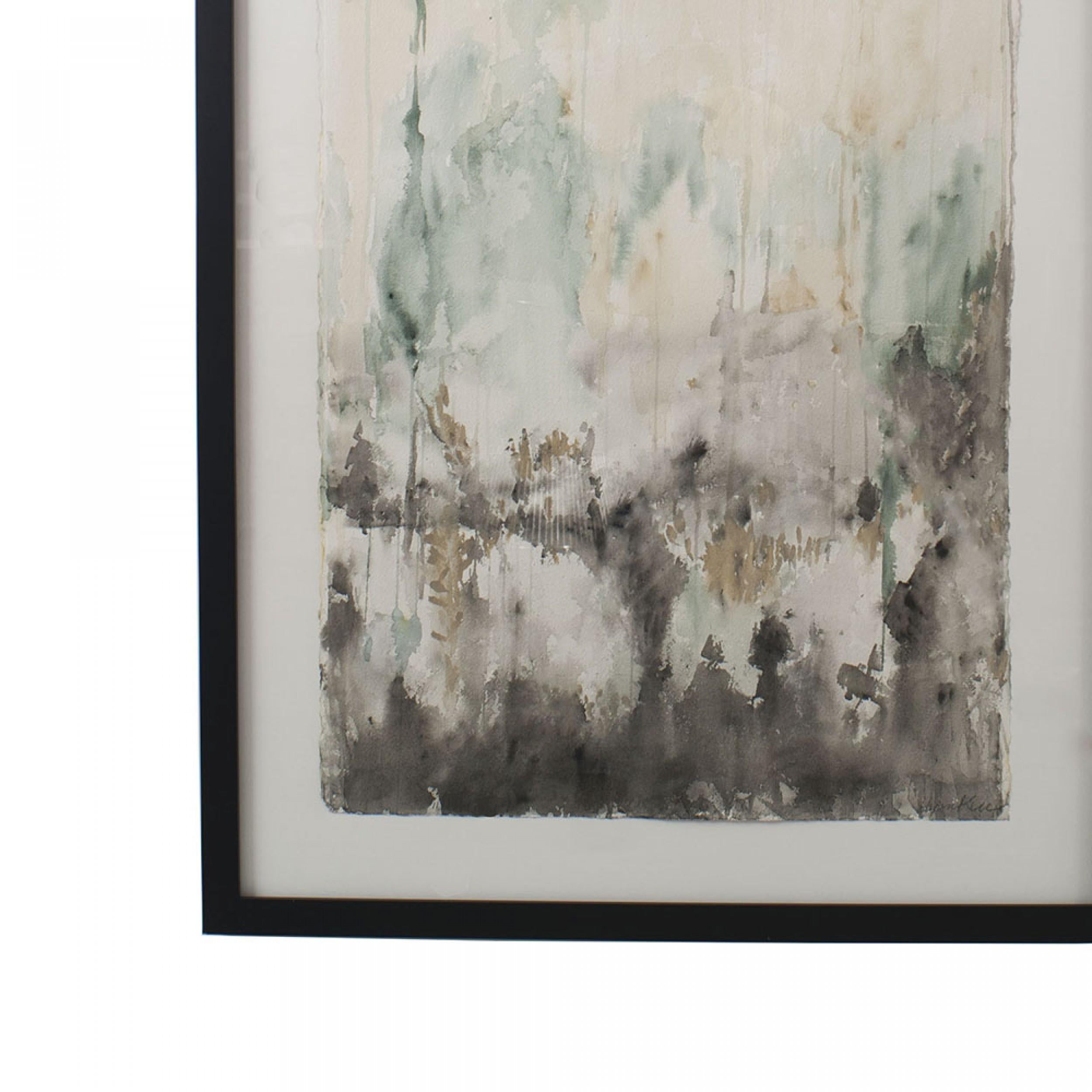 Pintura Acuarela Abstracta Contemporánea Hecho a mano en venta