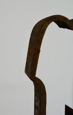 Sculpture abstraite en acier Corten - 1970 - France