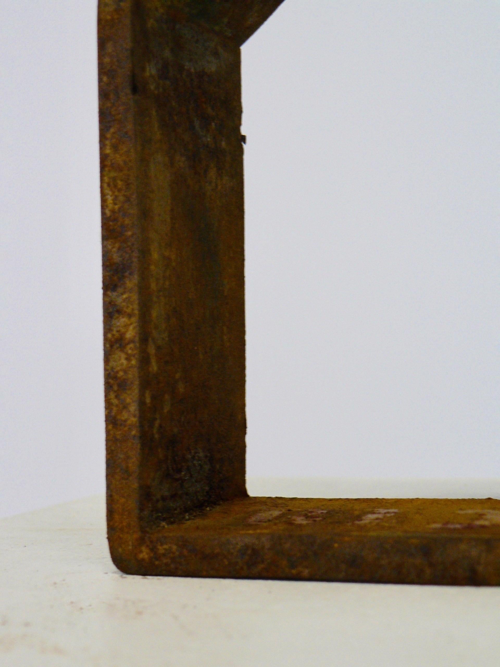 Late 20th Century Abstract corten steel sculpture - 1970s - France. For Sale