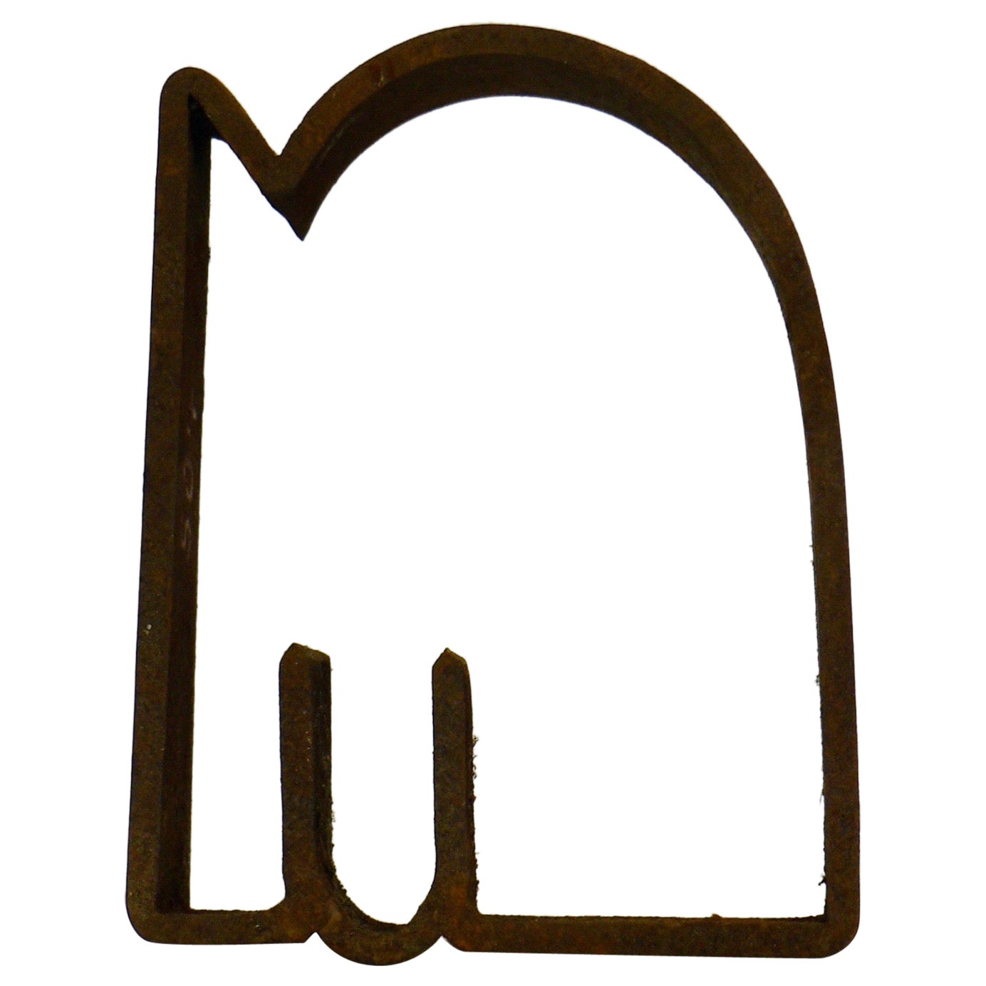 Abstrakte Corten-Stahlskulptur – 1970er Jahre – Frankreich.