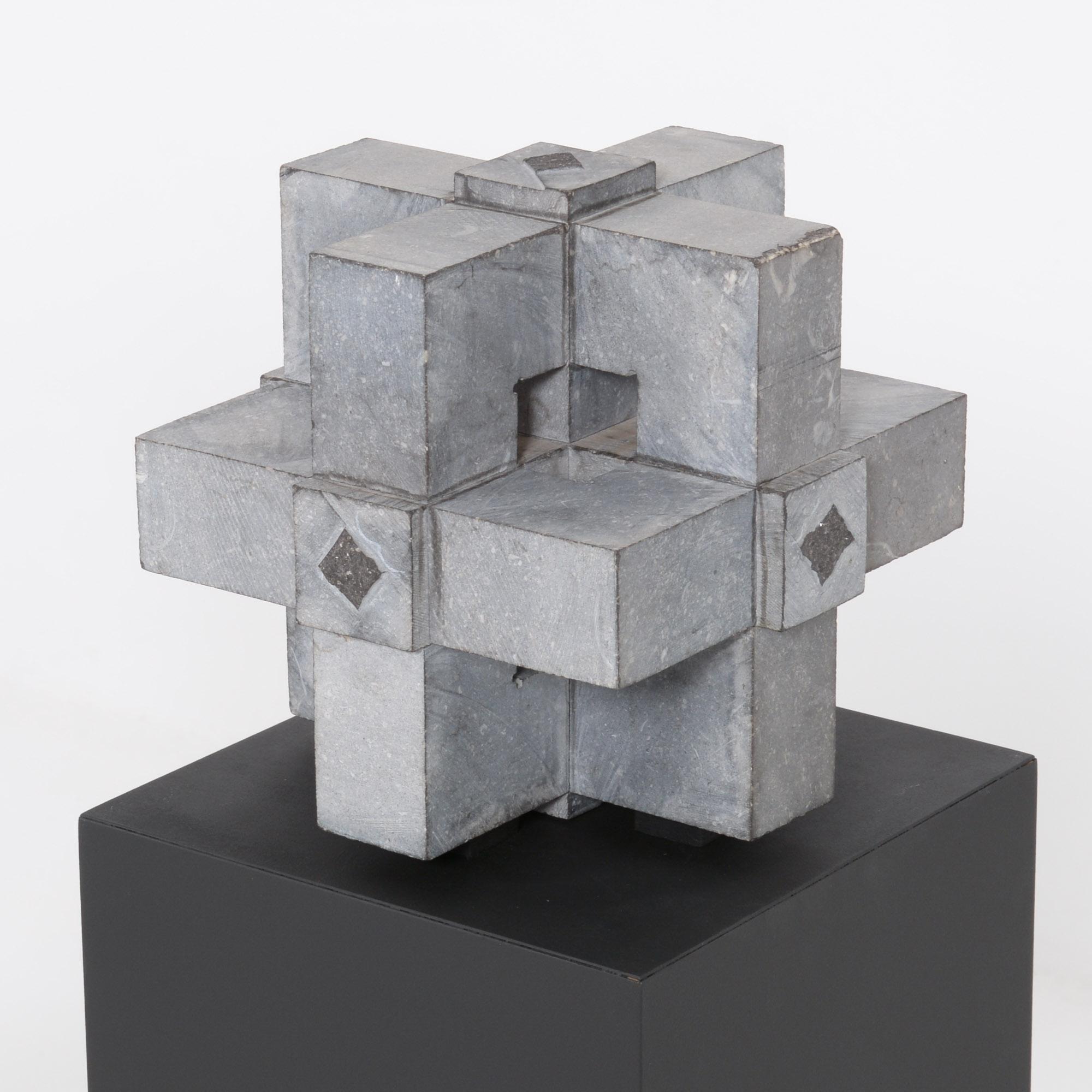 Abstract Cube Sculptures by Jef Mouton 3