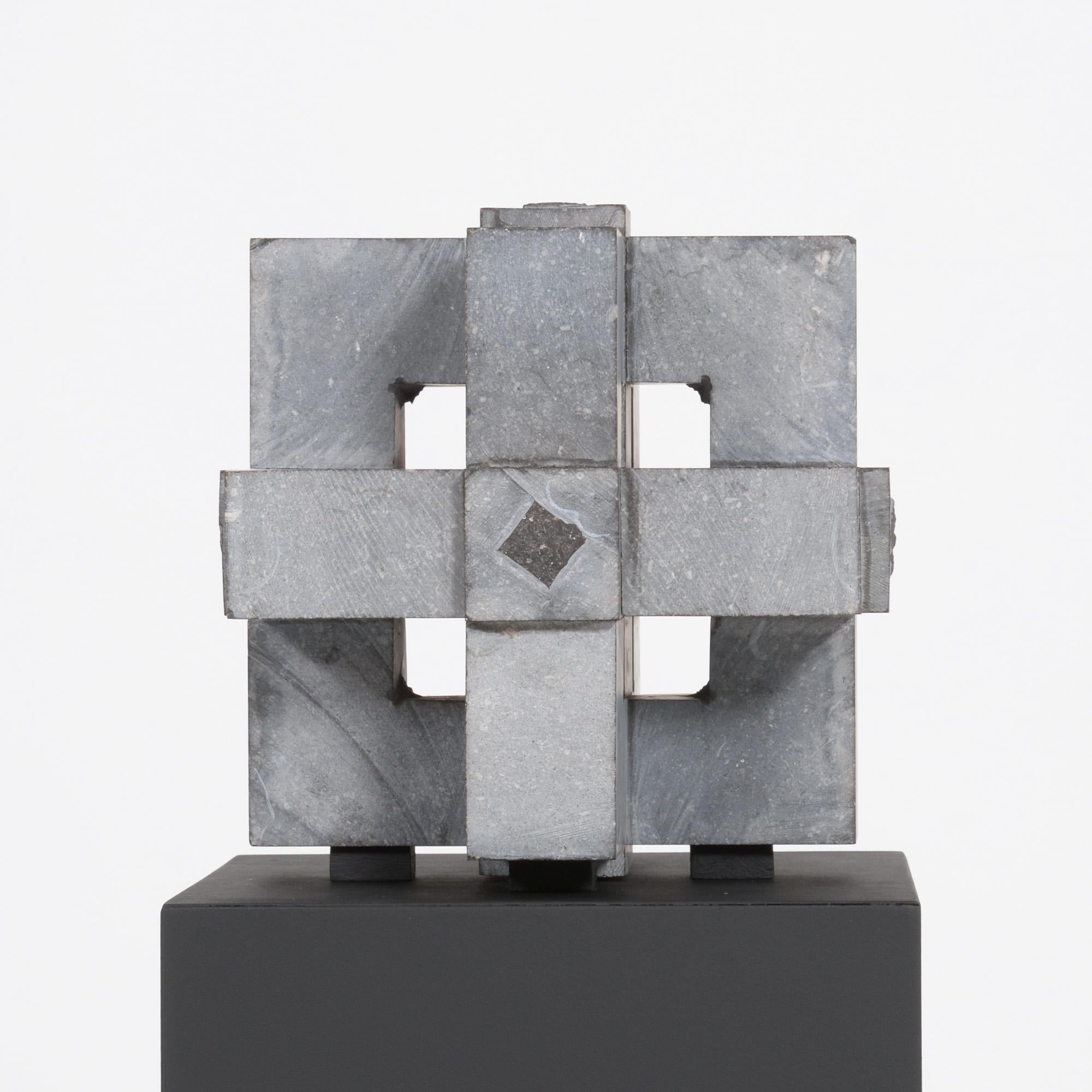 Modern Abstract Cube Sculptures by Jef Mouton