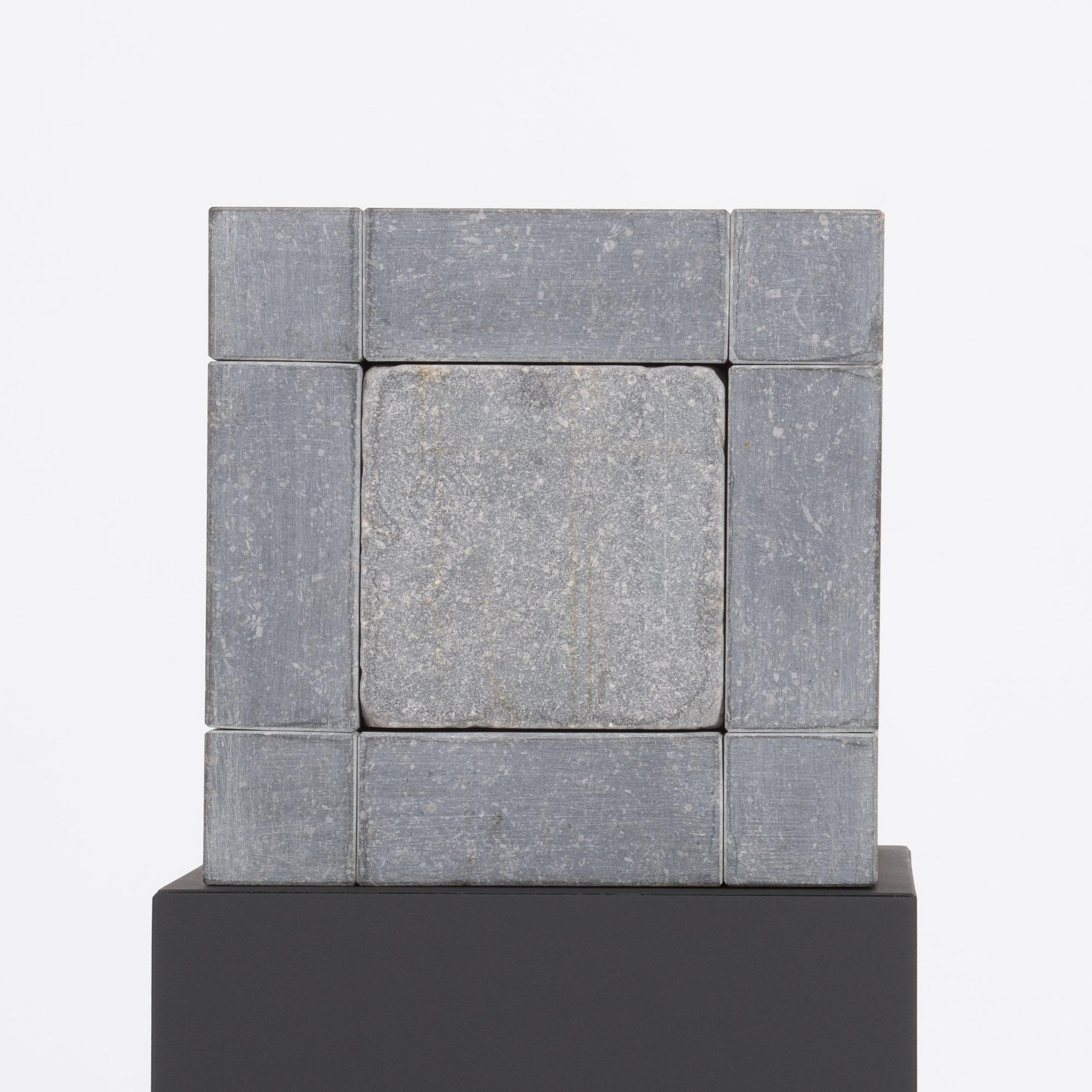 Belgian Abstract Cube Sculptures by Jef Mouton