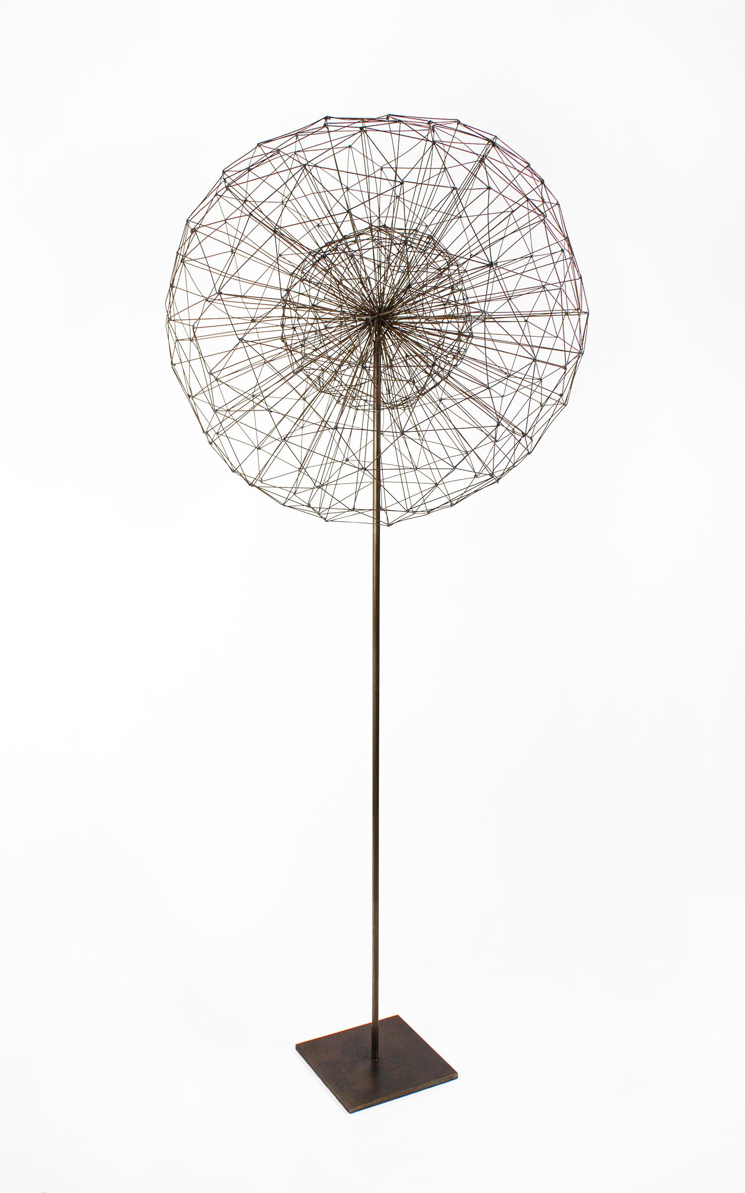 Abstract Dandelion Sculpture in the Style of Harry Bertoia, 1965 2