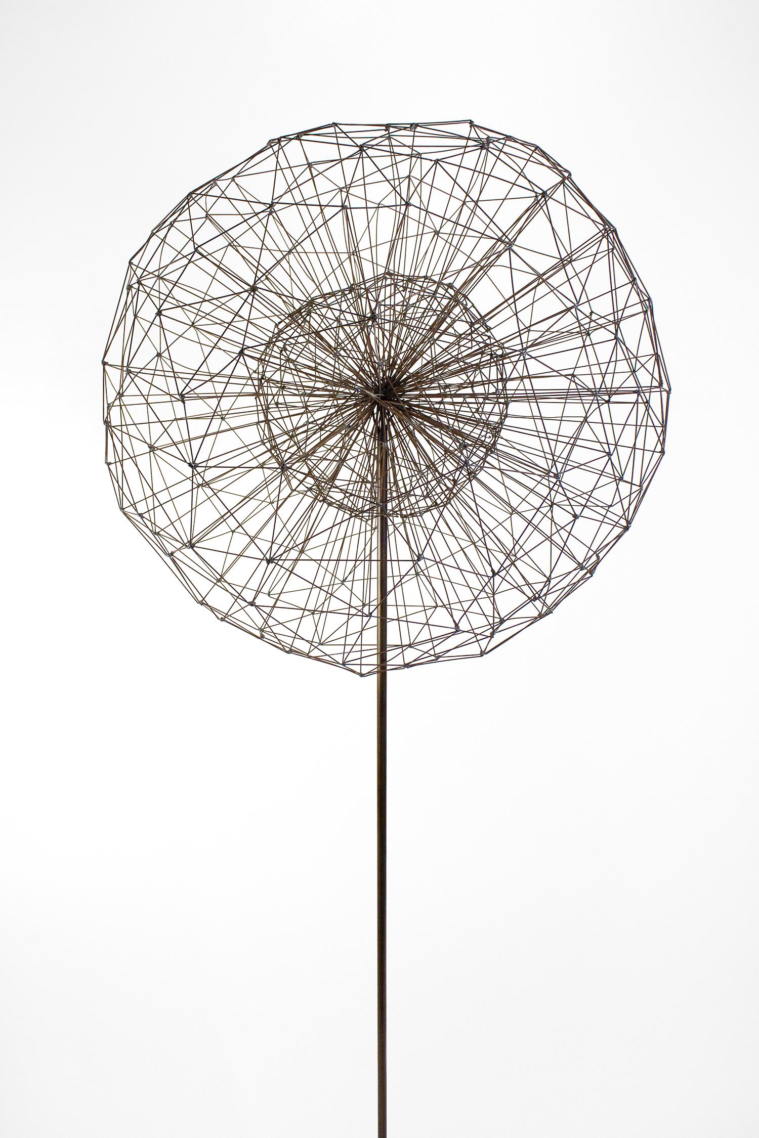 Abstract Dandelion Sculpture in the Style of Harry Bertoia, 1965 1