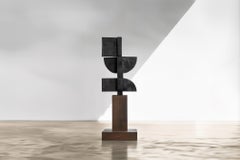 Abstract Dark Wood Art Modern Decoration Unseen Force No32 by Joel Escalona