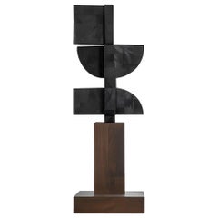 Abstract Dark Wood Art Modern Decoration Unseen Force No32 by Joel Escalona