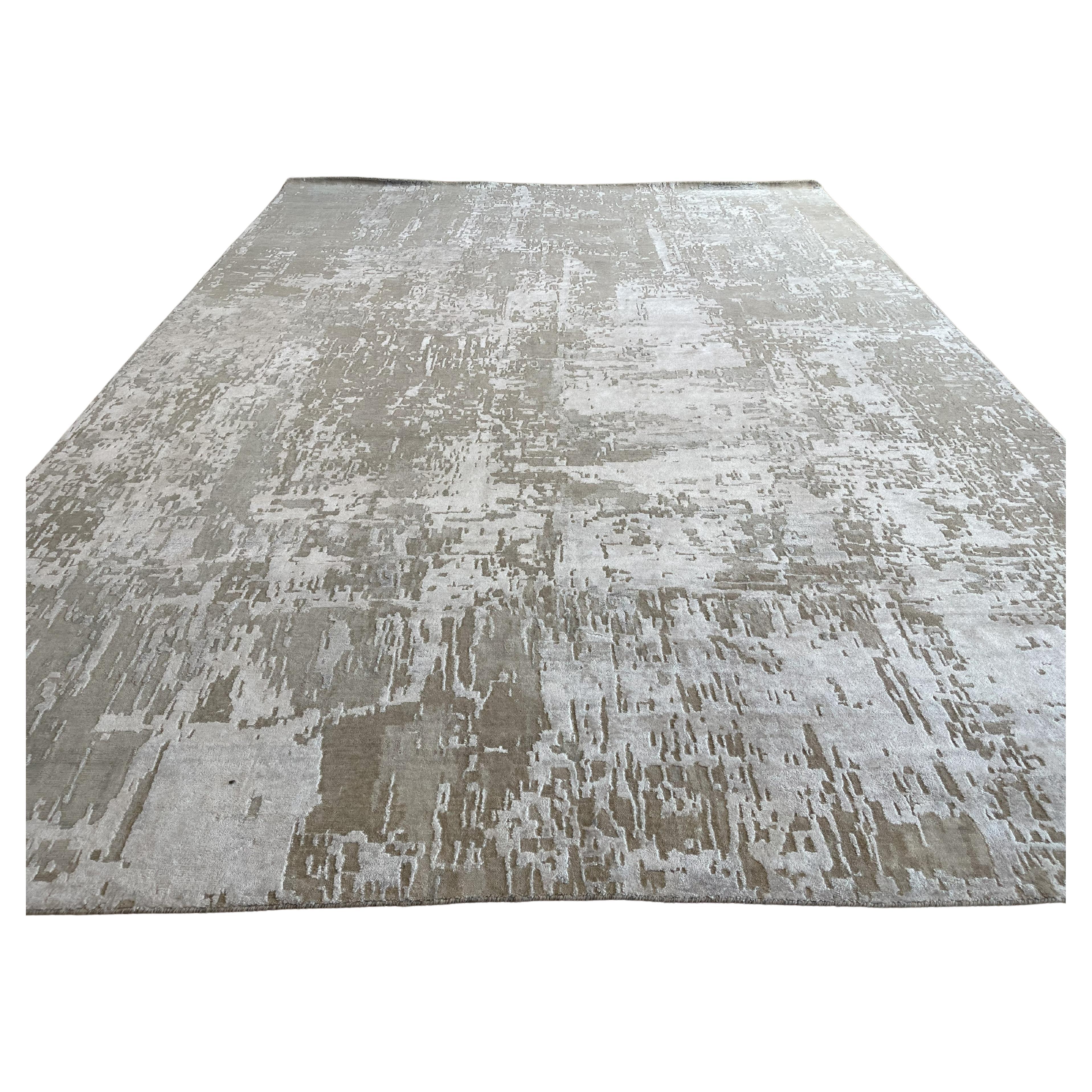 Abstrakter Design-Teppich (Indisch) im Angebot