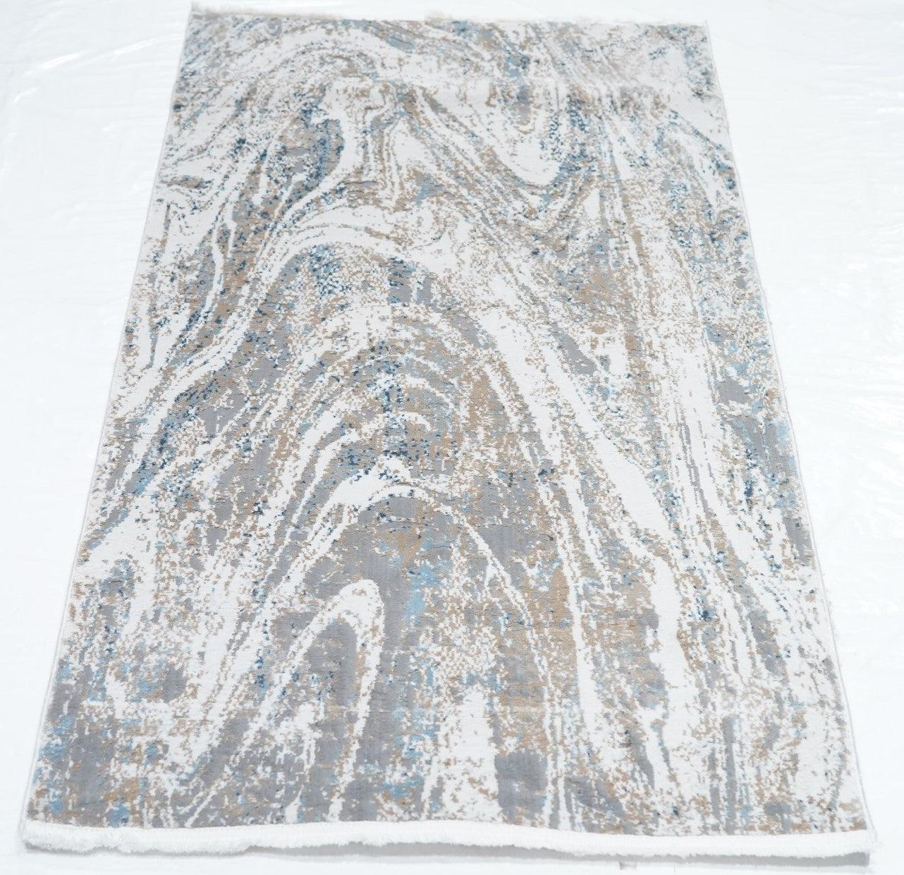 XXIe siècle et contemporain Tapis abstrait de 2'7'' x 4'11'' en vente
