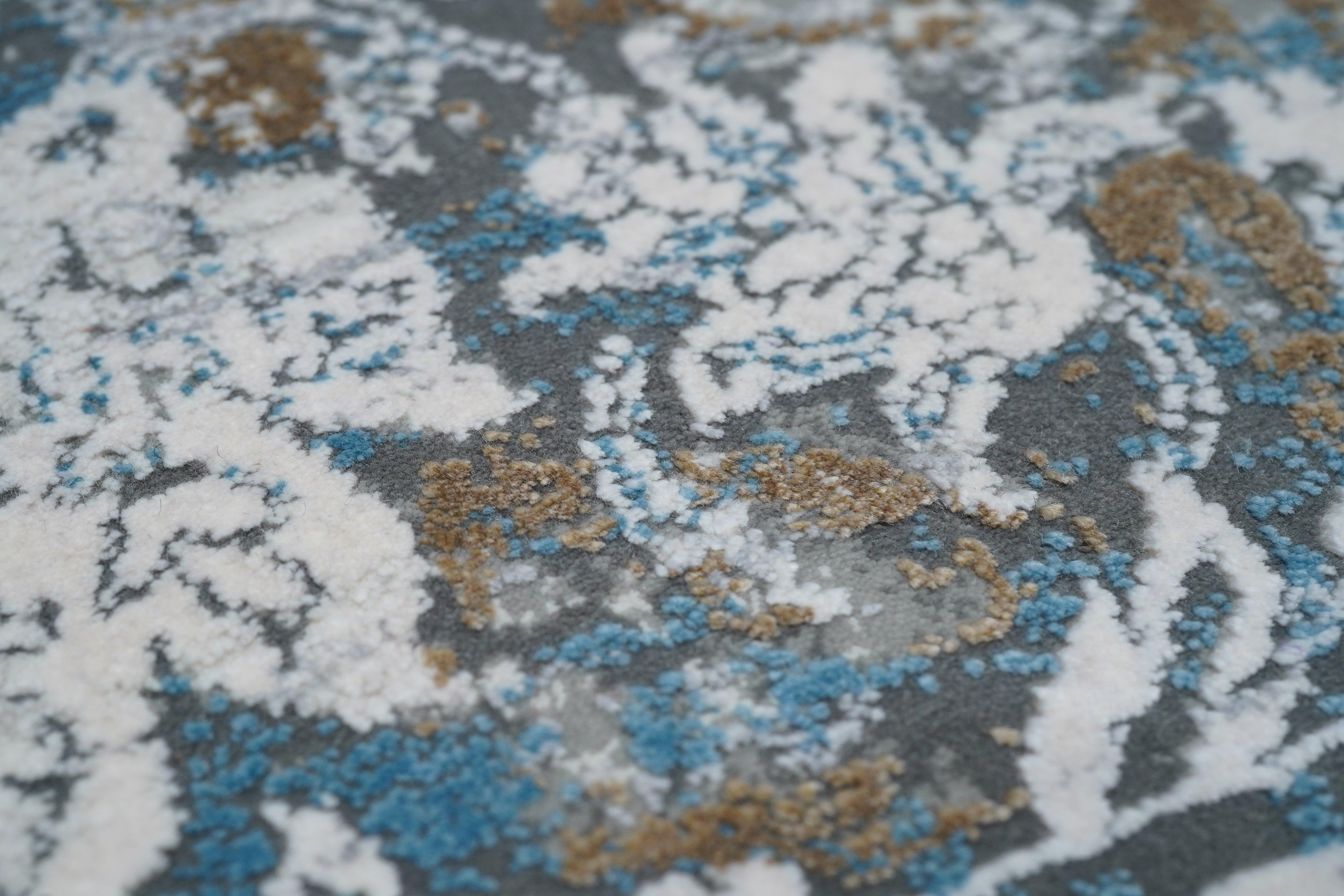 XXIe siècle et contemporain Tapis à motifs abstraits 5'2'' x 7'0