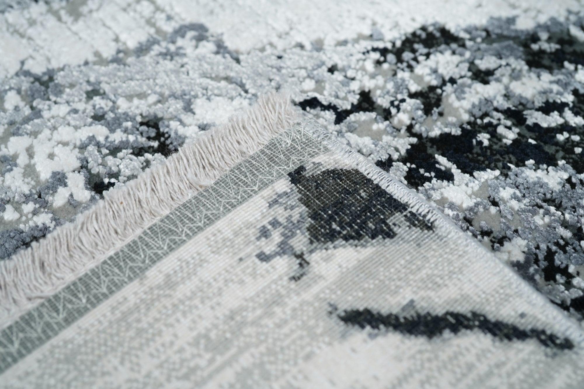 Tapis abstrait de 6'5'' x 9'7'' en vente 4