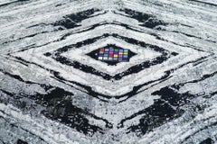Abstrakter Designteppich 6'5'' x 9'7''