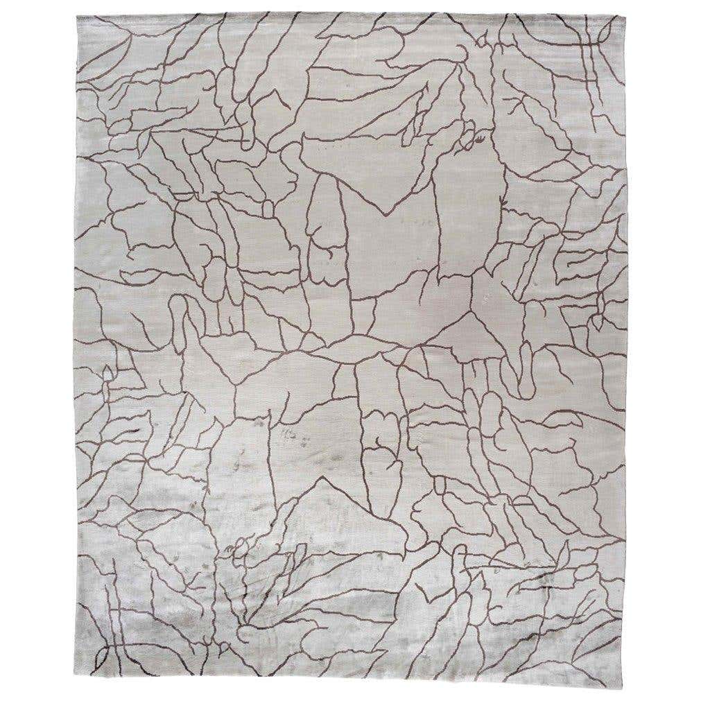 Abstract Design Rug For Sale at 1stDibs