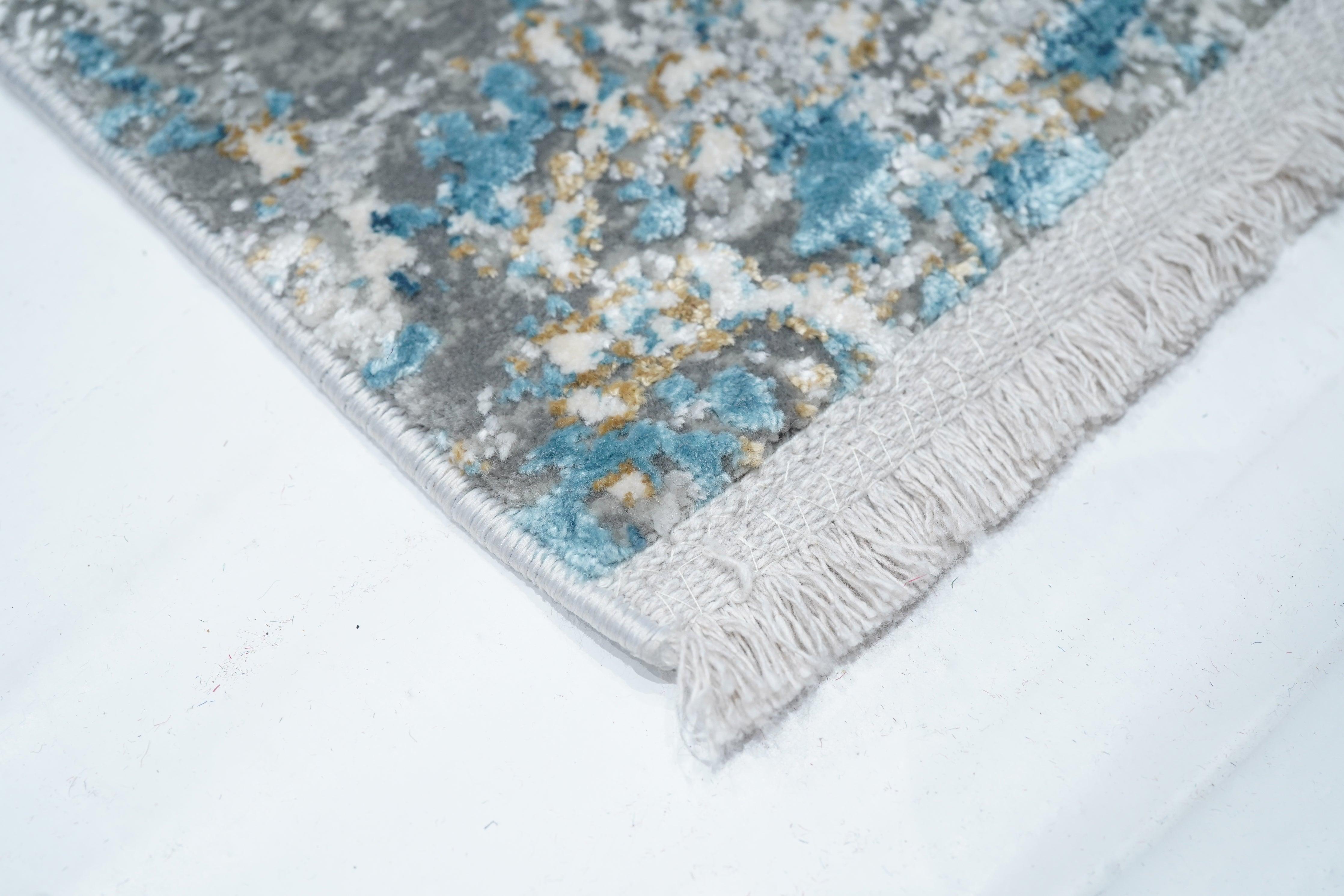 Modern Abstract Design Runner 2'7'' x 9'10'' For Sale