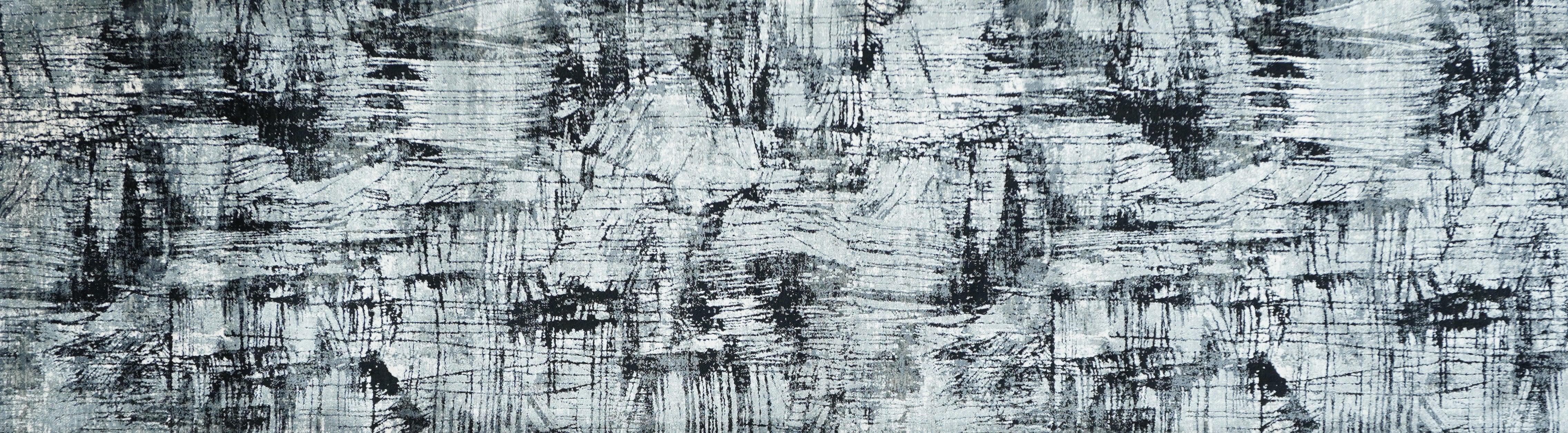 Contemporary Abstract Design Runner 2'7'' x 9'10'' For Sale