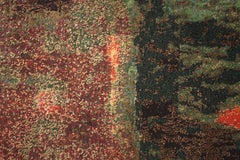 Abstract Design Salsa Rug in Wool, Silk and Nettle by Zoë Luyendijk Studio
