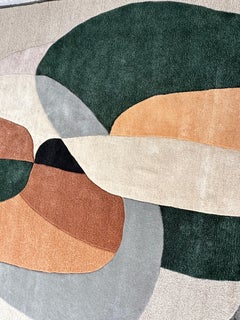 Tapis abstrait de forme organique par RAG home