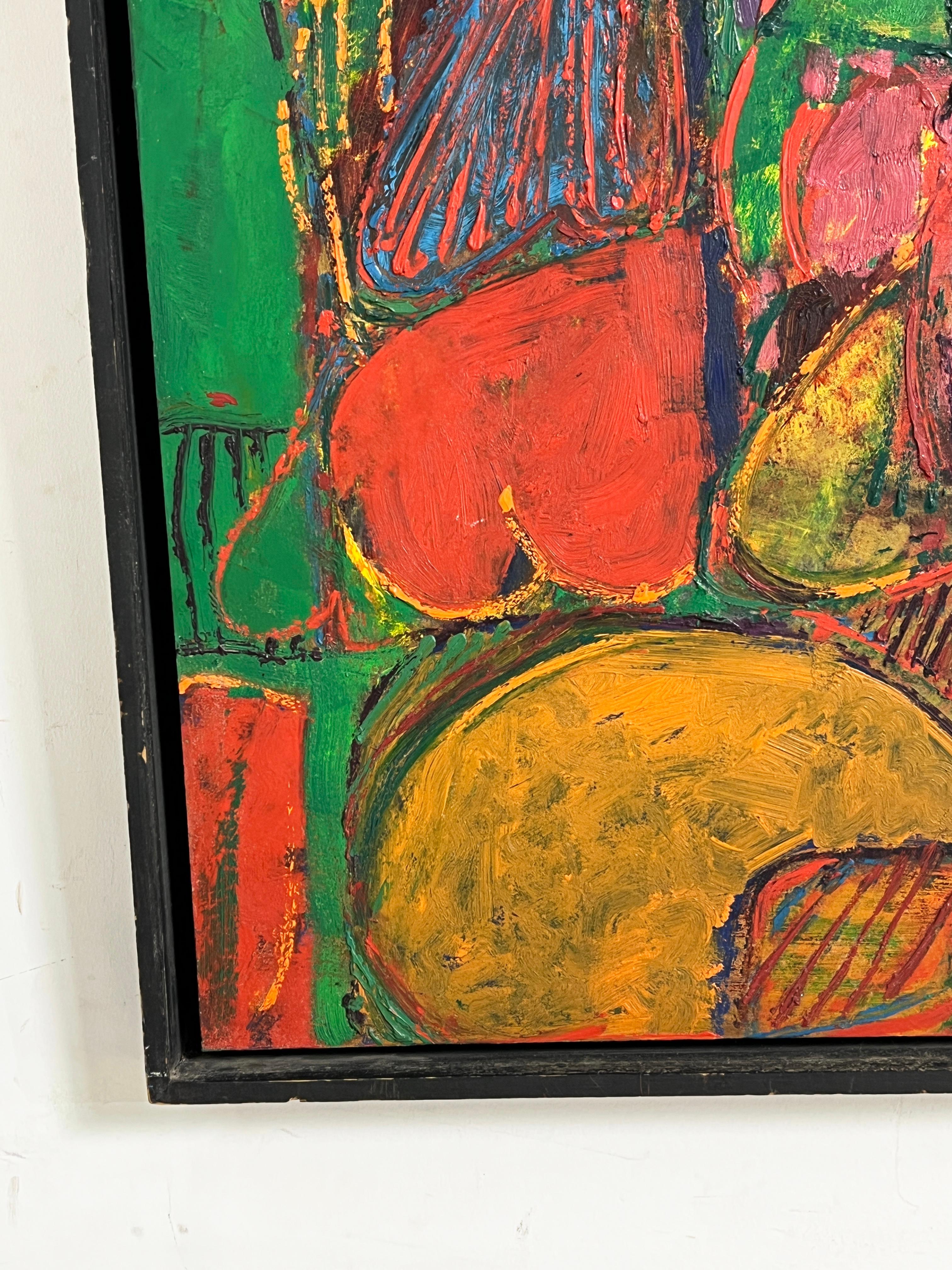 Canadian Abstract English Modernist Painting by Peter Daglish Titled 