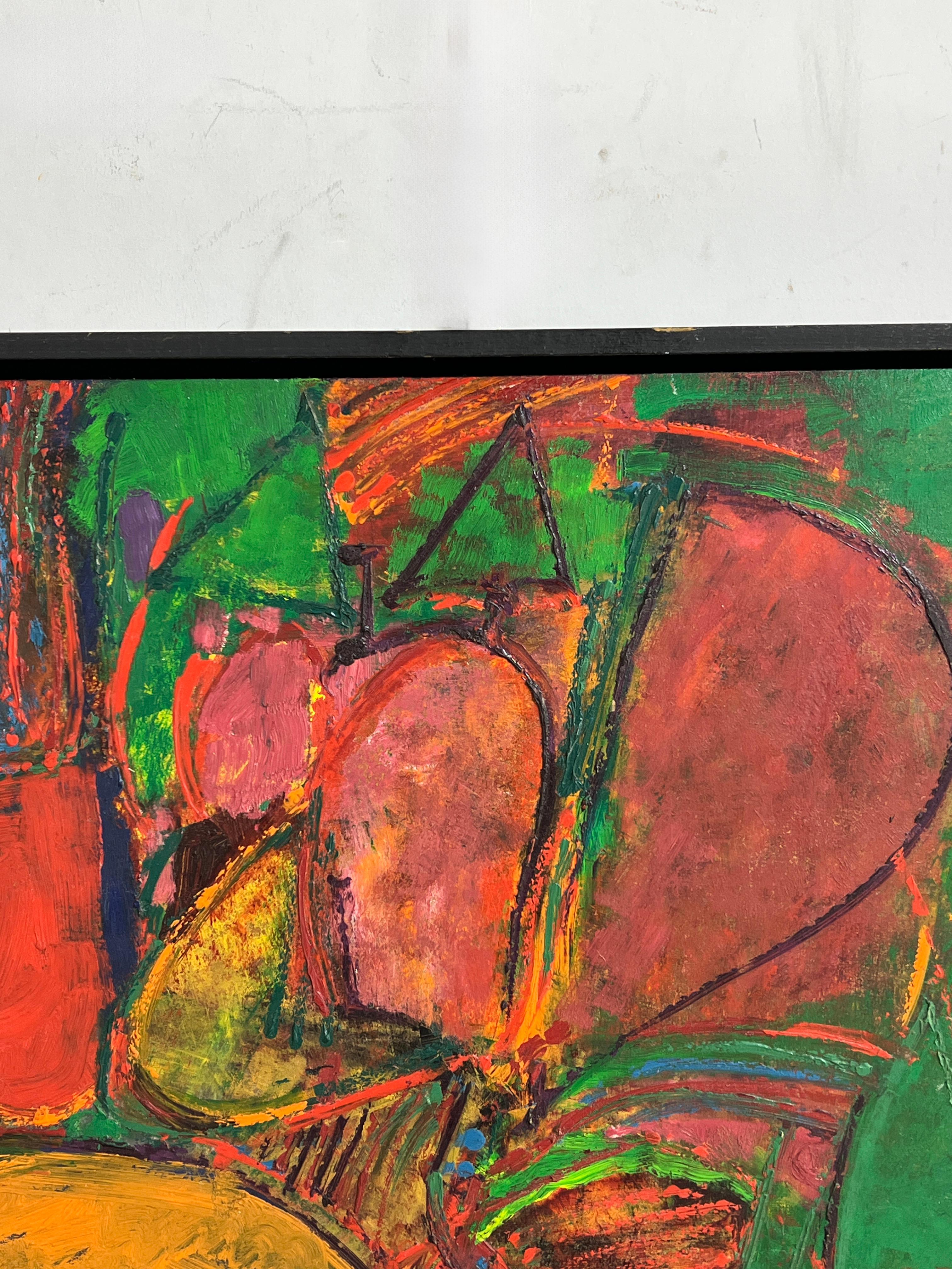 Abstract English Modernist Painting by Peter Daglish Titled 