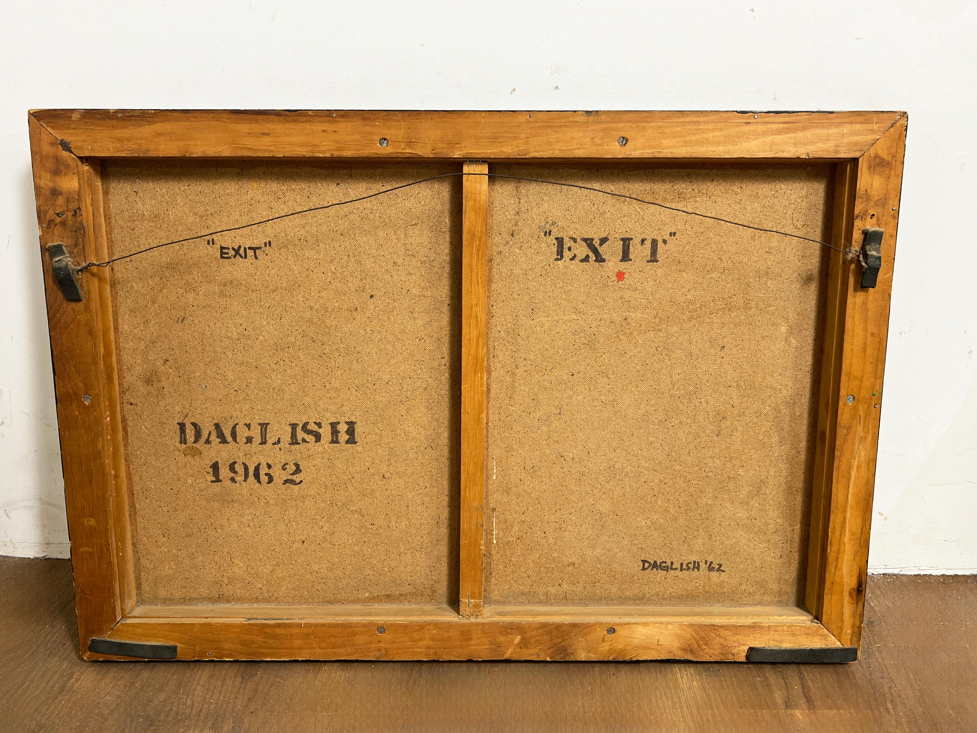 Abstract English Modernist Painting by Peter Daglish Titled 