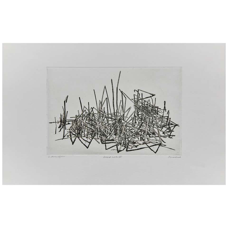 Abstract Etching, Holland, circa 1980 For Sale