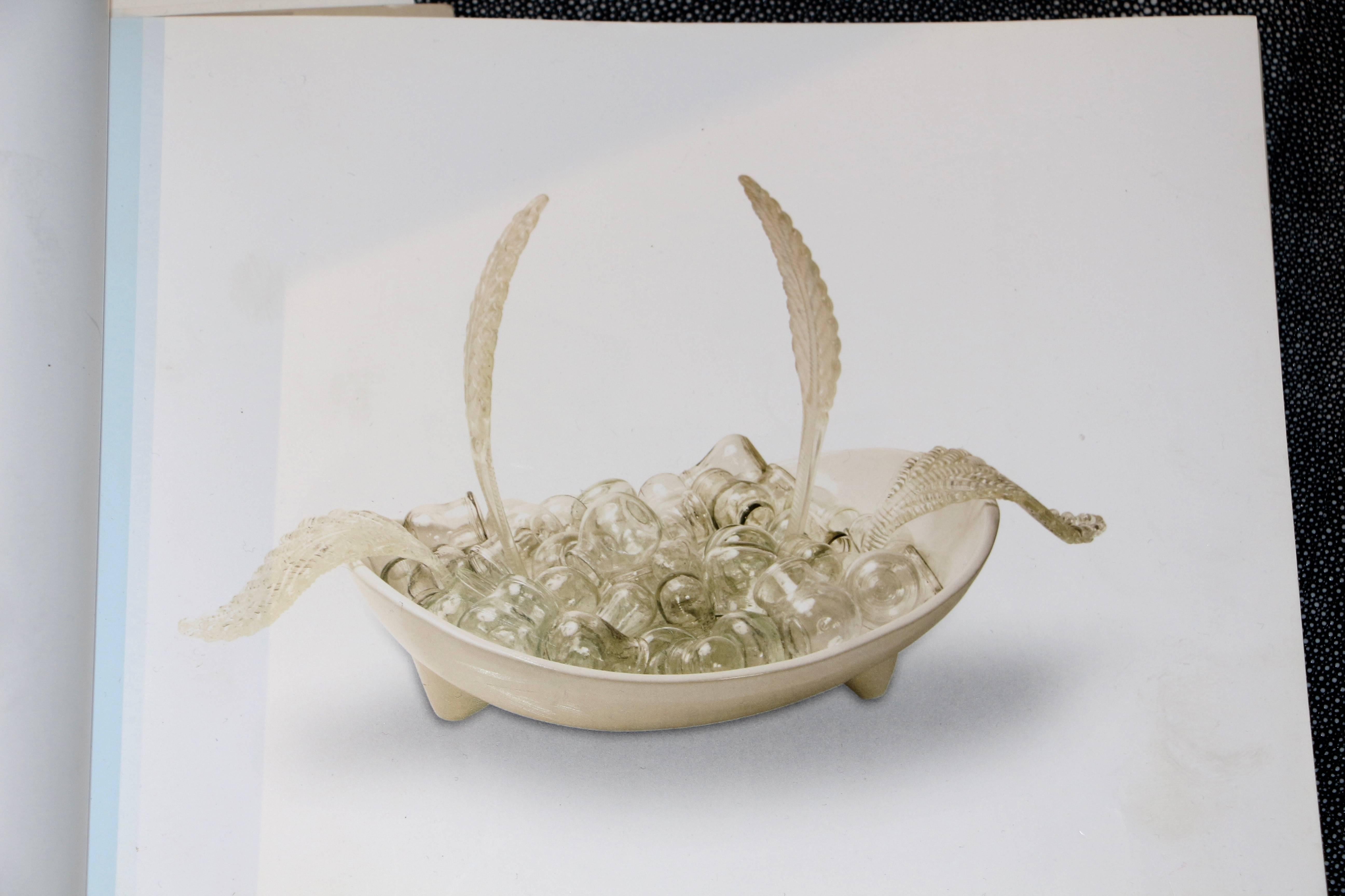 A wonderful mixed-media sculpture by the noted Israeli Artist Dror Karta. This sculpture was in a traveling exhibition and is pictured in the book. The exhibition was about Palestinian and Israeli artists, who were given the same bowl to start. This