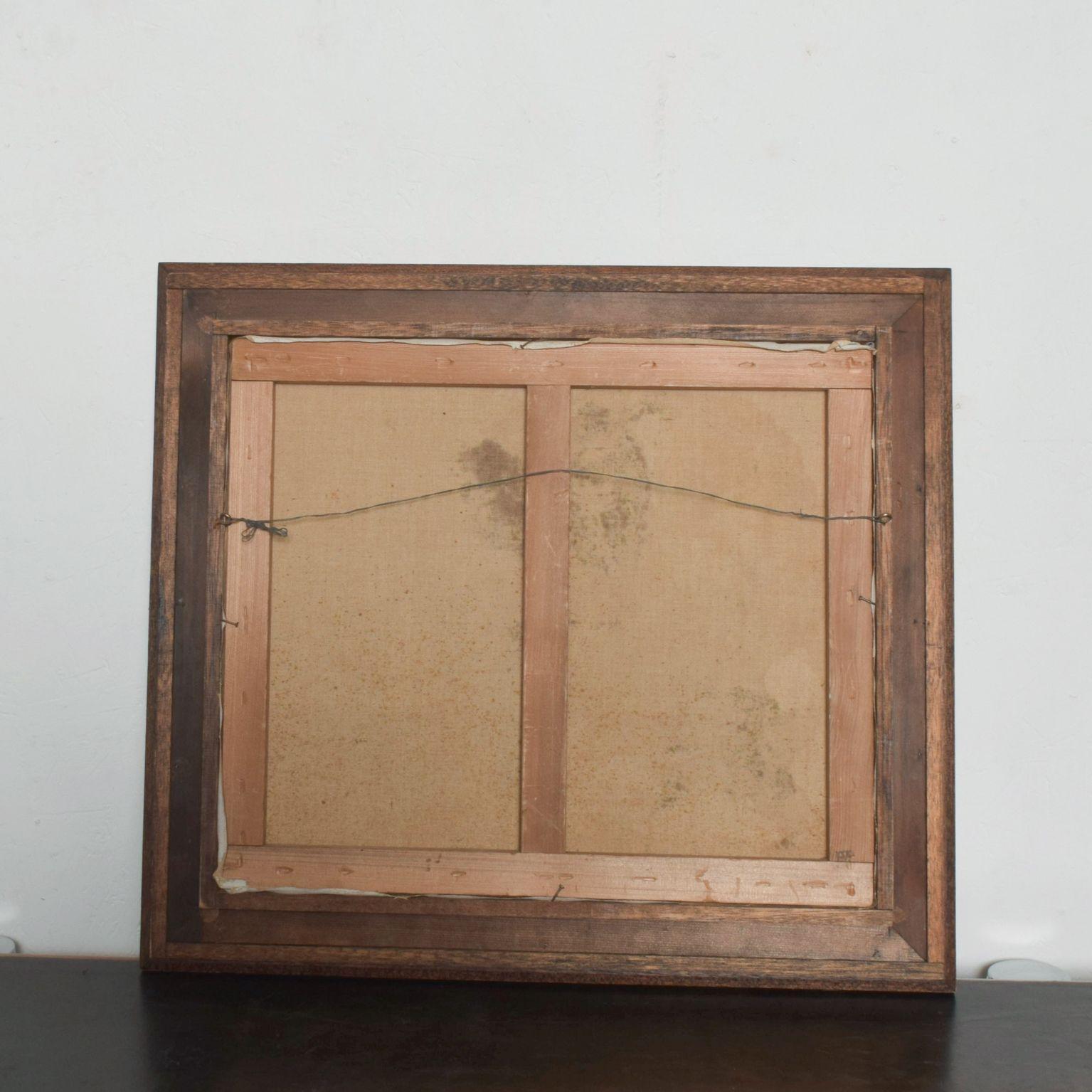 Peinture d'art abstraite Rothko de M Chavez des années 1970 Bon état à Chula Vista, CA