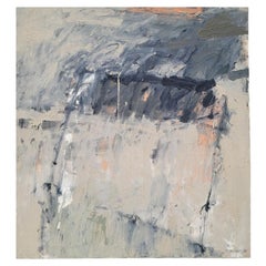 Abstract expressionism Spanish painting “Island a la deriva”, Esteban de la Foz