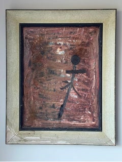 Abstract Expressionist Figural Oil Painting, 1950’s