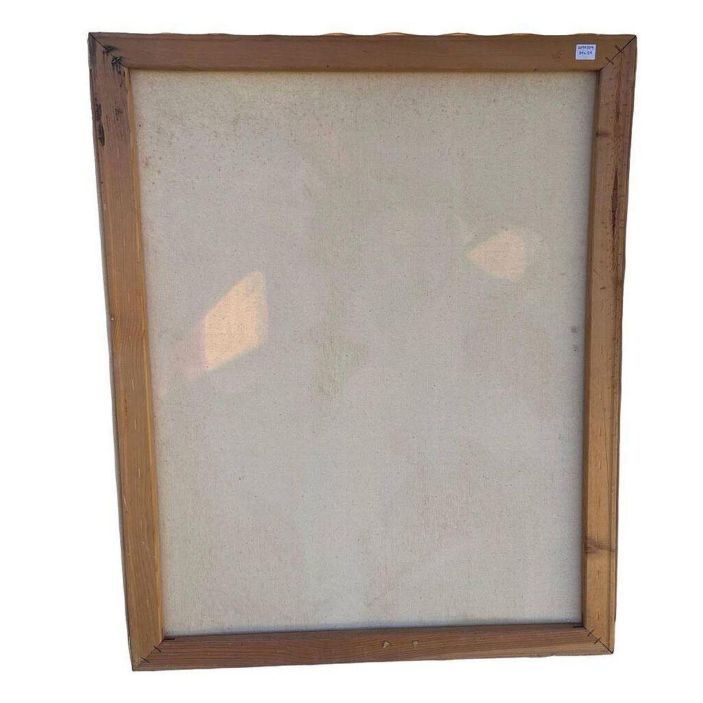 Abstrakter Expressionist Mehrfarbige Figuren Öl auf Leinwand Signiert Mars im Angebot 1