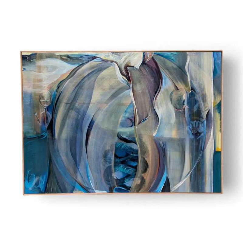 Peinture à l'huile expressionniste abstraite, 