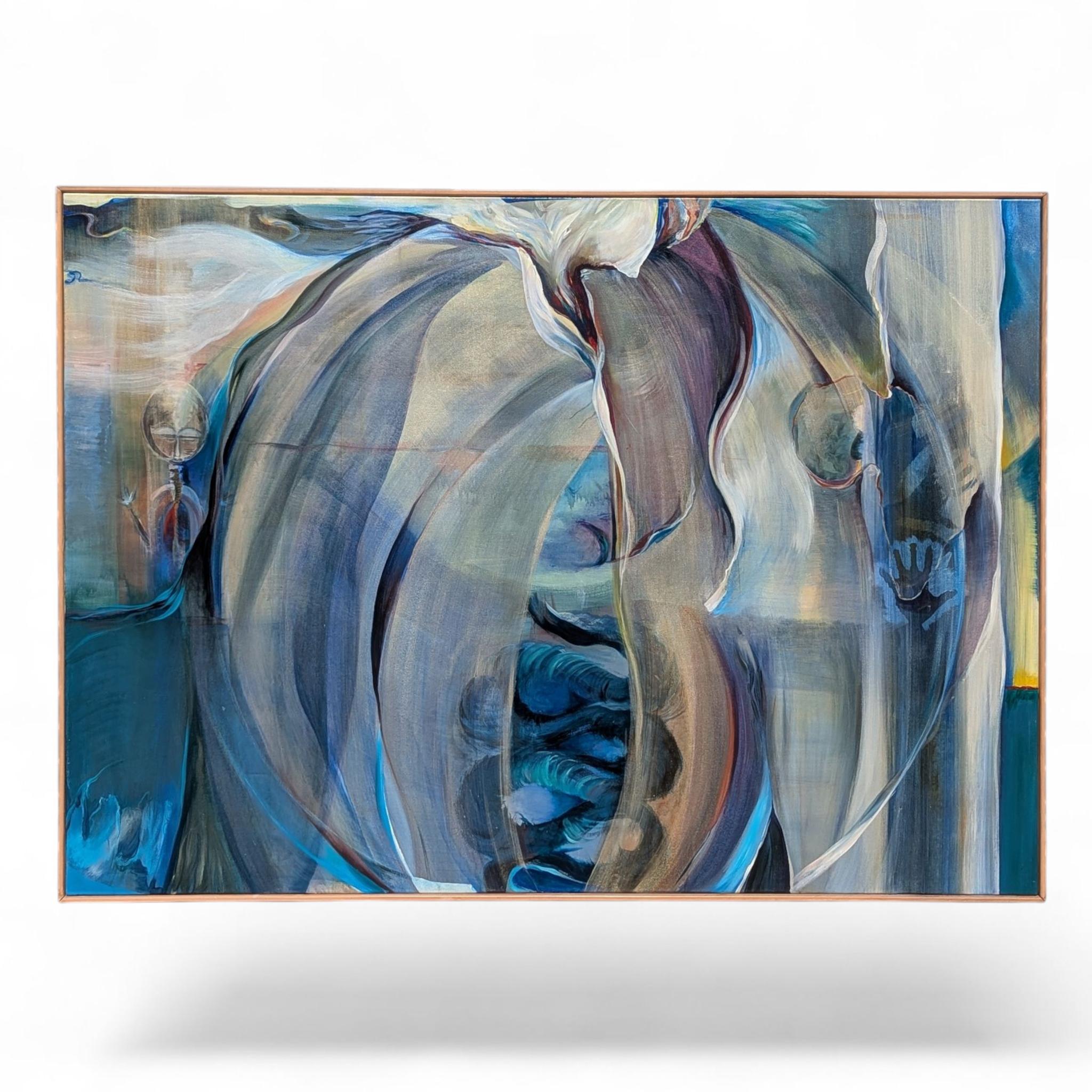 Peinture à l'huile expressionniste abstraite, 