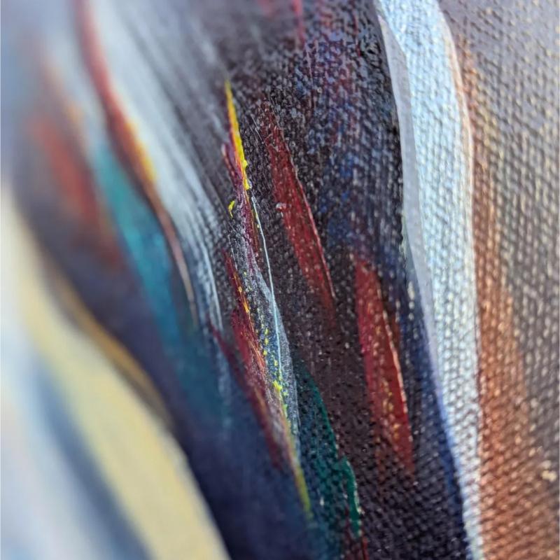 Peinture à l'huile expressionniste abstraite, 