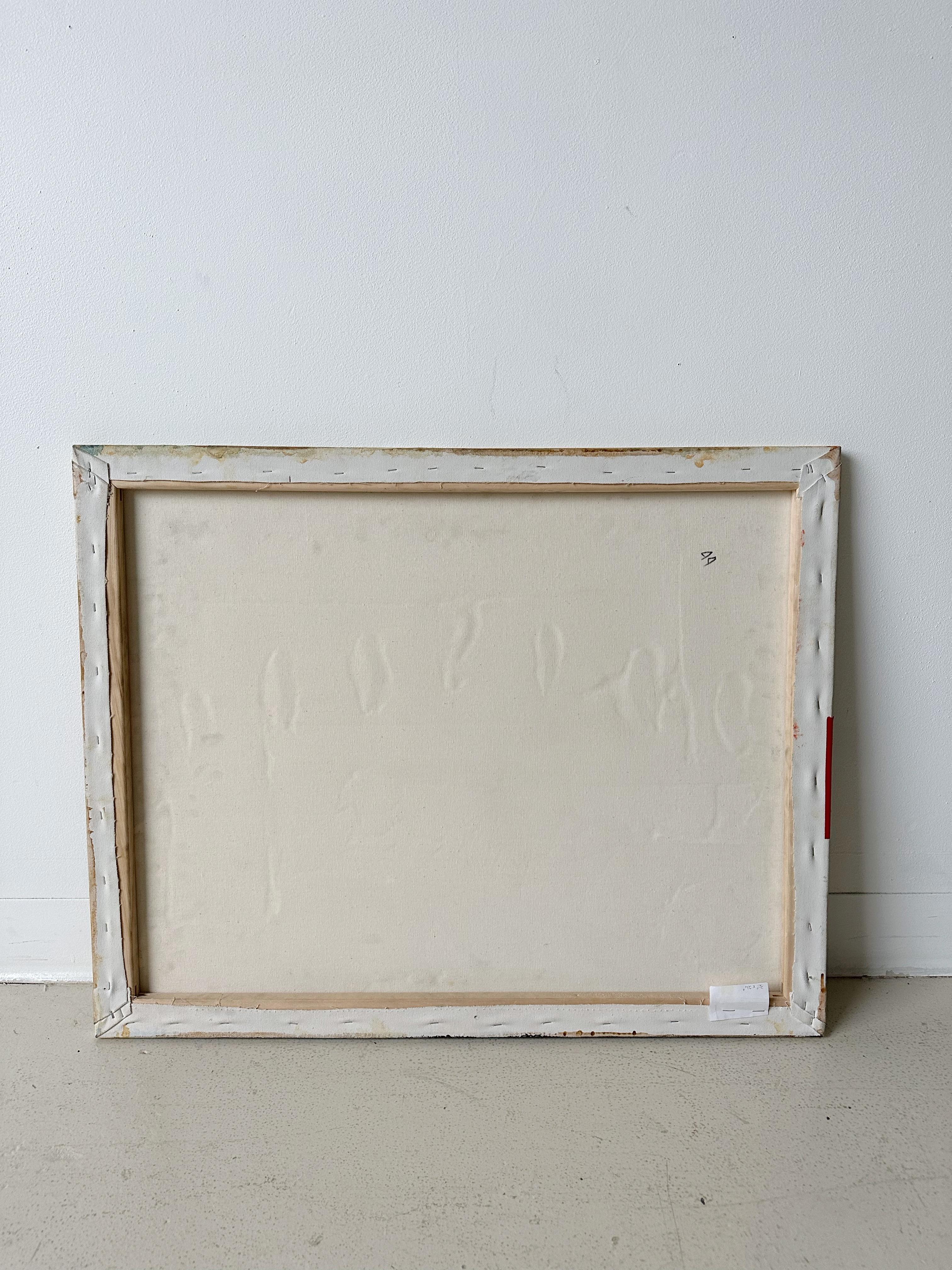 Abstrakt-expressionistisches Gemälde, Acryl auf Leinwand, 24x30 im Zustand „Gut“ in Outremont, QC