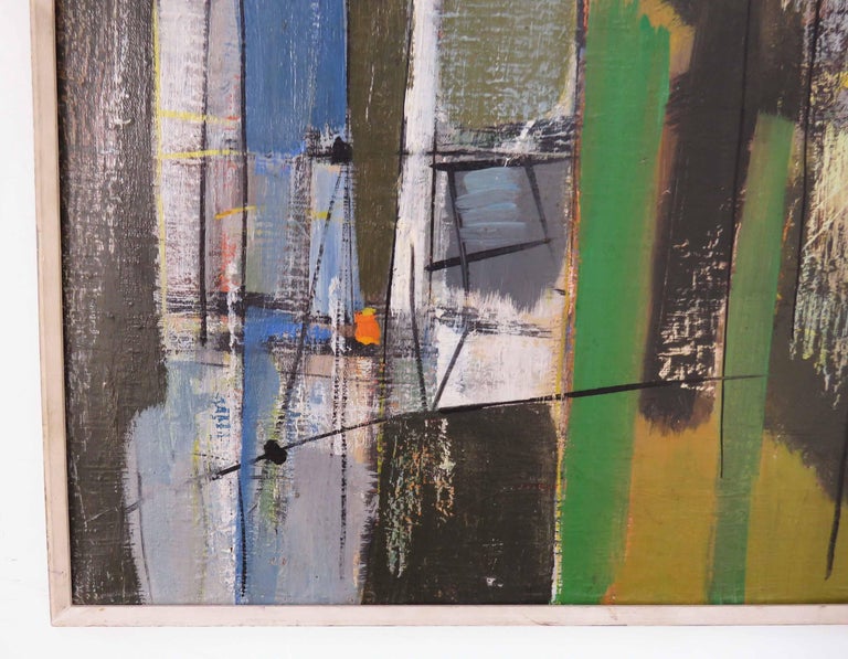 Abstract Expressionist Painting by Important Israeli Artist Shmuel ...